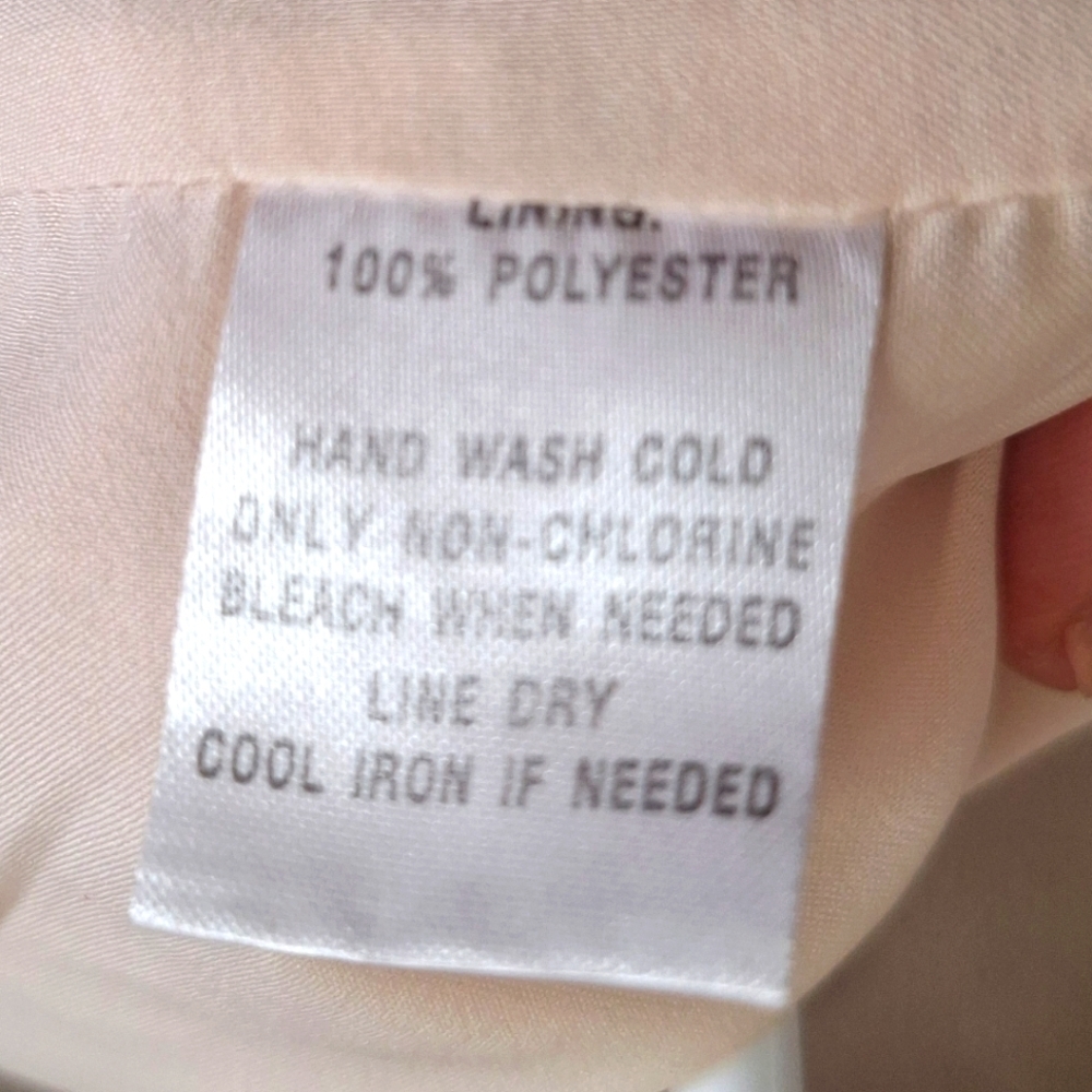 LOFT Flutter Sleeve Cream Pink Print Women's Dress Size 0 - Picture 13 of 14